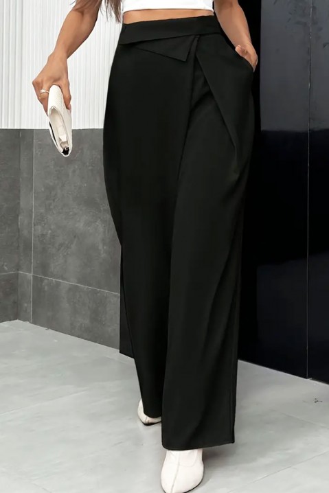 Dámské kalhoty LORDANSA BLACK, Barva: černá, IVET.EU - Stylové oblečení