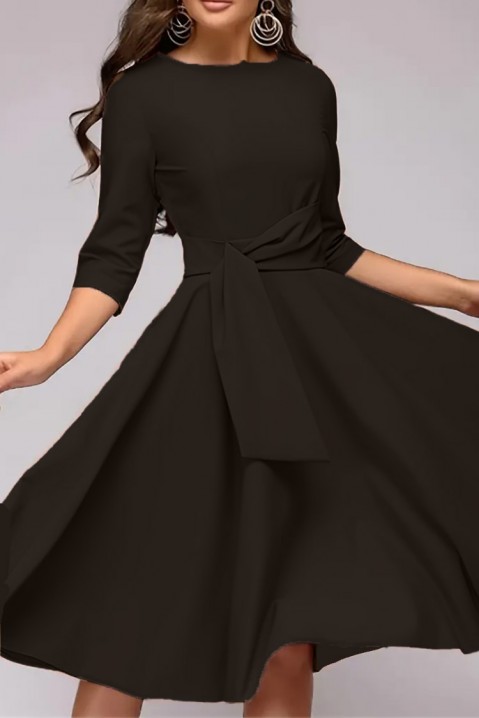 Φόρεμα RUMINFA BLACK, Χρώμα: μαύρο, IVET.EU - Εκπτώσεις έως -80%