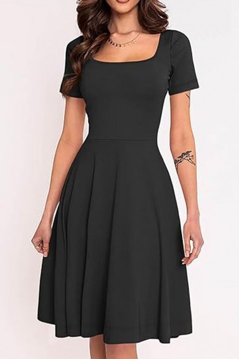 Šaty MOLETINA BLACK, Farba: čierna, IVET.EU - Štýlové oblečenie
