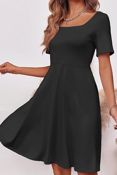 Φόρεμα MOLETINA BLACK, Χρώμα: μαύρο, IVET.EU - Εκπτώσεις έως -80%