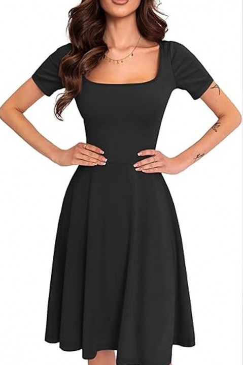 Φόρεμα MOLETINA BLACK, Χρώμα: μαύρο, IVET.EU - Εκπτώσεις έως -80%