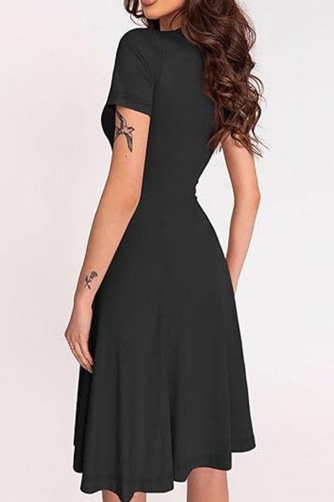 Suknelė MOLETINA BLACK, Spalvos: juoda, IVET.EU - Madinga apranga