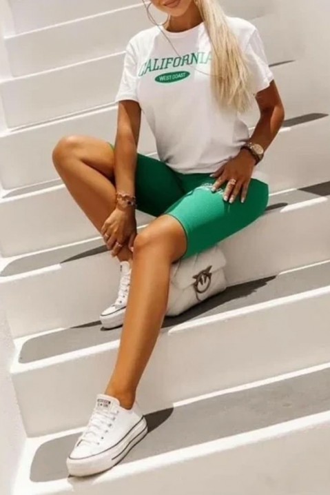 Dámska súprava KARNITA GREEN, Farba: zeleno-biela, IVET.EU - Štýlové oblečenie