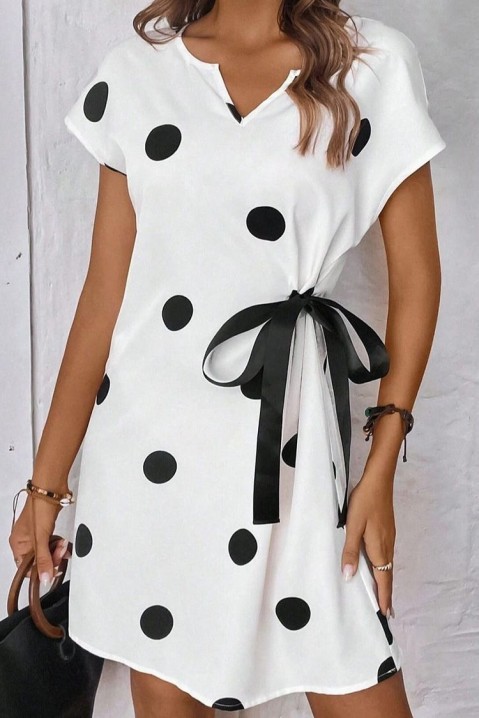 Φόρεμα TOKSARA WHITE, Χρώμα: άσπρο, IVET.EU - Εκπτώσεις έως -80%