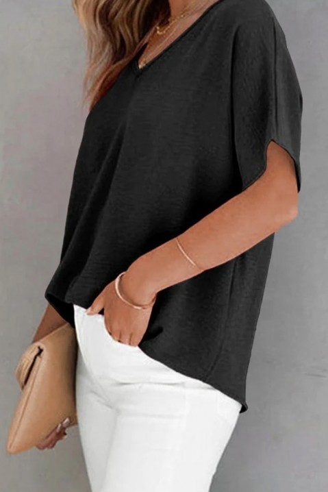 Κοντομάνικο μπλουζάκι SELIFEA BLACK, Χρώμα: μαύρο, IVET.EU - Εκπτώσεις έως -80%