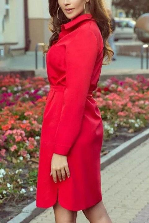 Šaty PANTENA, Barva: červená, IVET.EU - Stylové oblečení