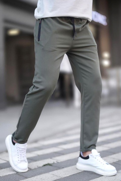 Ανδρικό παντελόνι JIRMEN, Χρώμα: χακί, IVET.EU - Εκπτώσεις έως -80%