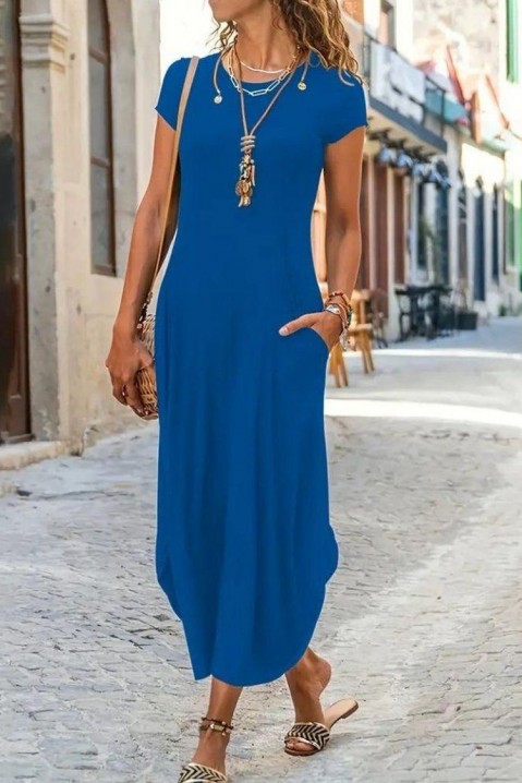 Šaty DELSENA BLUE, Barva: světlemodrá, IVET.EU - Stylové oblečení
