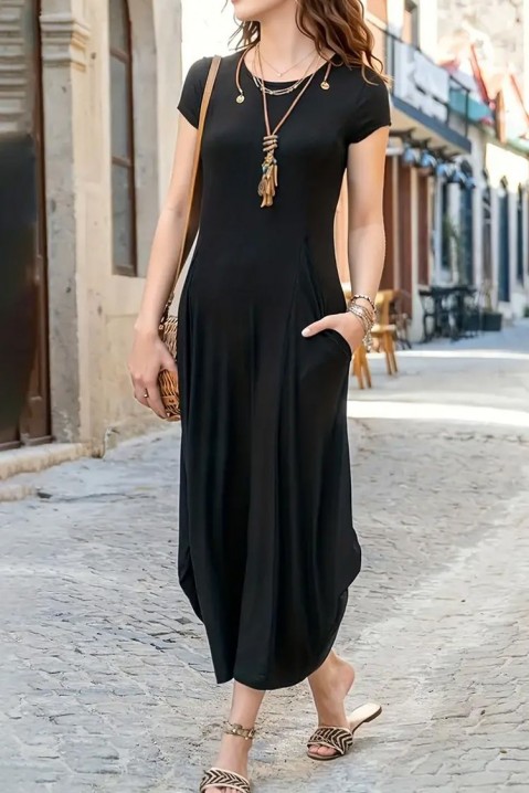 Šaty DELSENA BLACK, Barva: černá, IVET.EU - Stylové oblečení