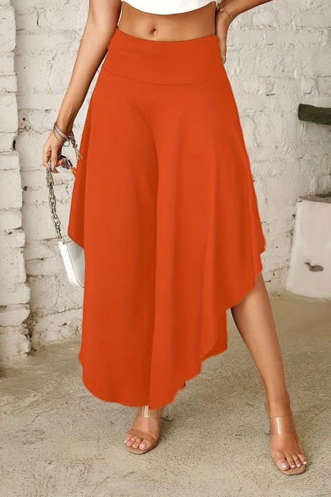 Dámské kalhoty TELTONA ORANGE, Barva: oranžová, IVET.EU - Stylové oblečení