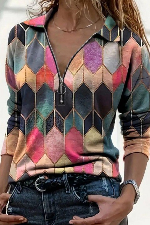 Γυναικείο μπλουζάκι NERDOMSA PINK, Χρώμα: χρωματιστό, IVET.EU - Εκπτώσεις έως -80%