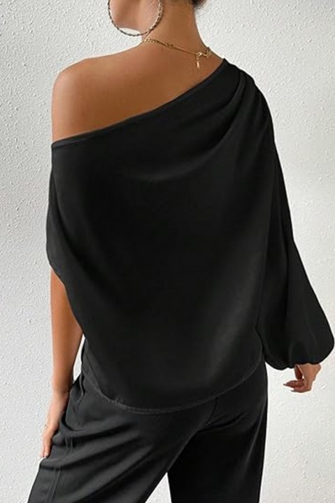 Γυναικεία μπλούζα BLUMELDA BLACK, Χρώμα: μαύρο, IVET.EU - Εκπτώσεις έως -80%