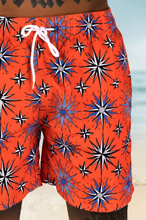 Pánské plavecké šortky FERTINO ORANGE, Barva: oranžová, IVET.EU - Stylové oblečení