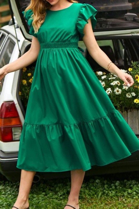 Šaty BENTIDA, Farba: zelená, IVET.EU - Štýlové oblečenie