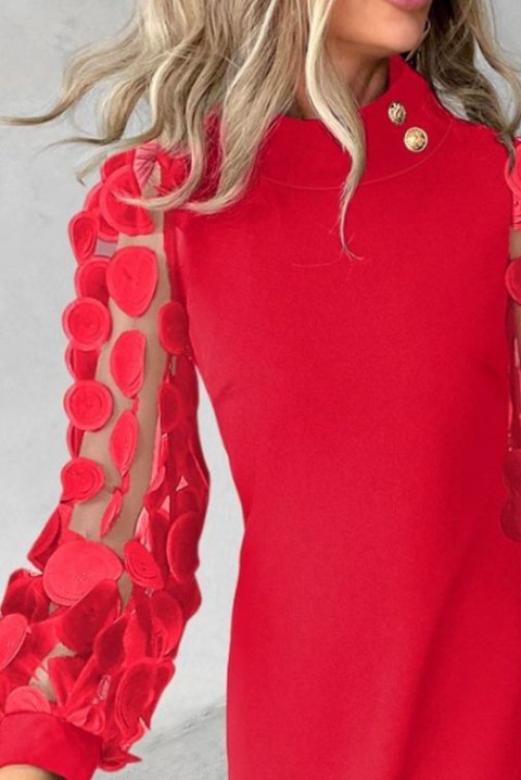 Suknelė RINGOLA RED, Spalvos: raudona, IVET.EU - Madinga apranga