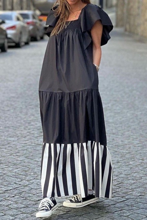 Šaty KREMIODA, Farba: čierna, IVET.EU - Štýlové oblečenie