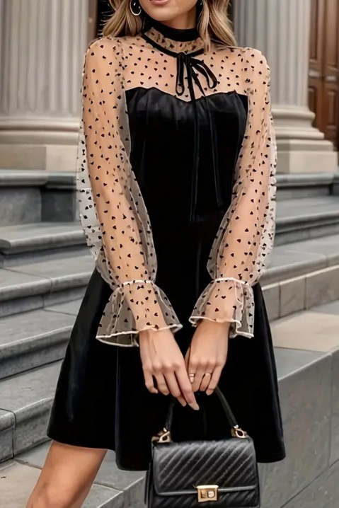 Φόρεμα FINOLPERA, Χρώμα: μαύρο, IVET.EU - Εκπτώσεις έως -80%
