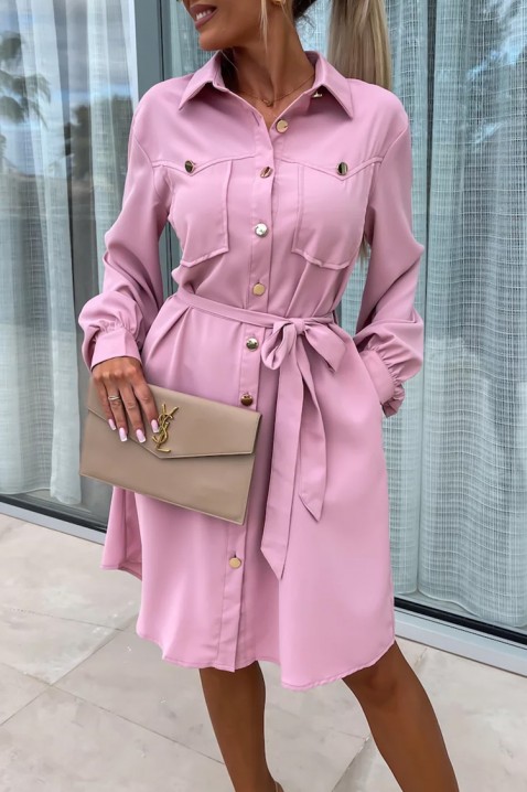 Φόρεμα RUMENSA PINK, Χρώμα: ροζ, IVET.EU - Εκπτώσεις έως -80%