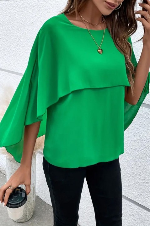 Dámska blúzka ELDENTA GREEN, Farba: zelená, IVET.EU - Štýlové oblečenie