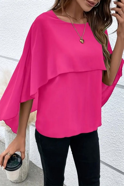 Γυναικεία μπλούζα ELDENTA FUCHSIA, Χρώμα: φούξια, IVET.EU - Εκπτώσεις έως -80%
