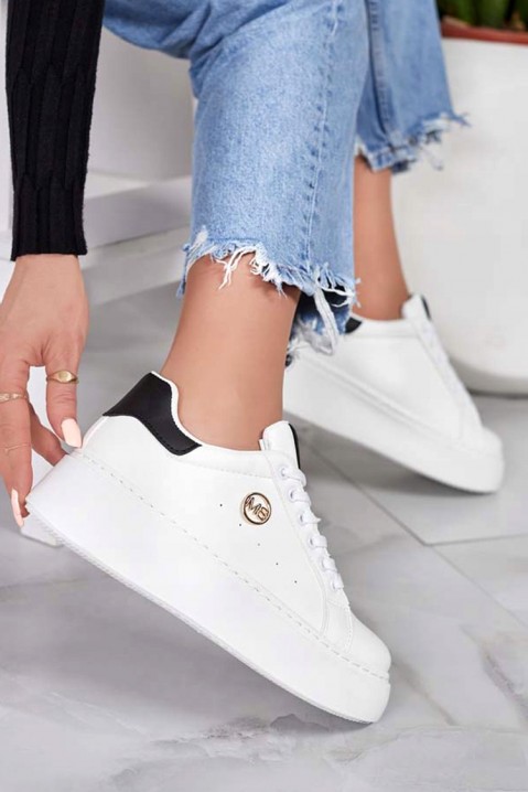 Γυναικεία παπούτσια DEVENTA WHITE, Χρώμα: άσπρο, IVET.EU - Εκπτώσεις έως -80%