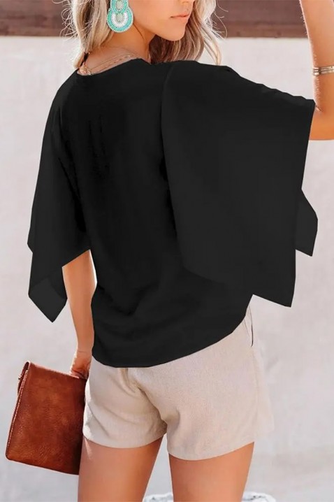 Γυναικεία μπλούζα RIOMELDA BLACK, Χρώμα: μαύρο, IVET.EU - Εκπτώσεις έως -80%