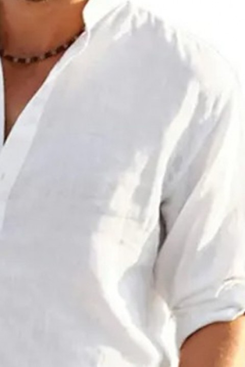 Pánska košeľa RENFILDO WHITE, Farba: biela, IVET.EU - Štýlové oblečenie