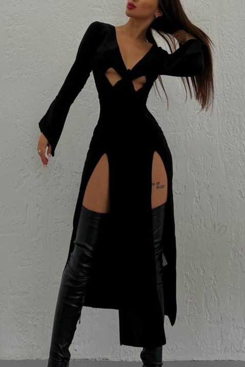 Φόρεμα MANDIDA BLACK, Χρώμα: μαύρο, IVET.EU - Εκπτώσεις έως -80%