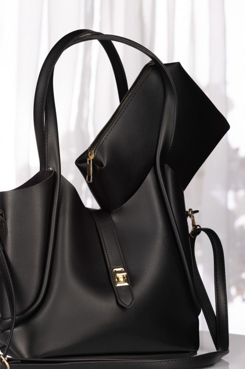 Γυναικεία τσάντα BOLDINA BLACK, Χρώμα: μαύρο, IVET.EU - Εκπτώσεις έως -80%