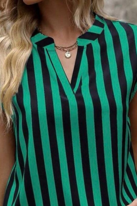 Dámská halenka KRESILDA GREEN, Barva: zeleno-černá, IVET.EU - Stylové oblečení