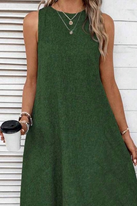 Φόρεμα METRILZA GREEN, Χρώμα: πράσινο, IVET.EU - Εκπτώσεις έως -80%