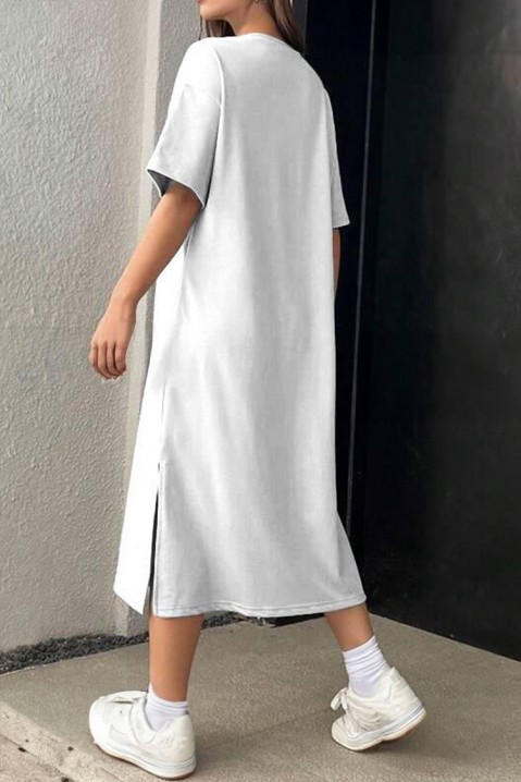Šaty SIOLFEDA WHITE, Farba: biela, IVET.EU - Štýlové oblečenie