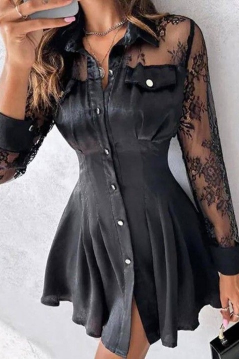 Φόρεμα BREDOLA, Χρώμα: μαύρο, IVET.EU - Εκπτώσεις έως -80%