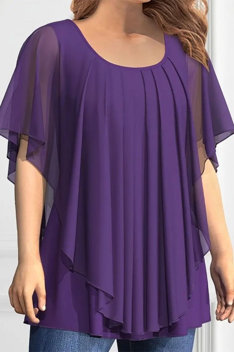 Γυναικεία μπλούζα FELOLRA PURPLE, Χρώμα: μωβ, IVET.EU - Εκπτώσεις έως -80%