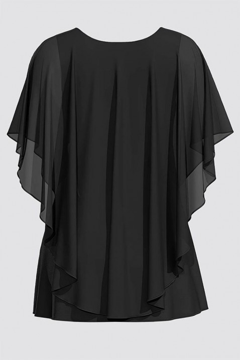 Dámská halenka FELOLRA BLACK, Barva: černá, IVET.EU - Stylové oblečení