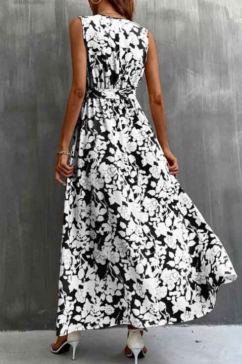 Φόρεμα KASANERA WHITE, Χρώμα: μαύρο και άσπρο, IVET.EU - Εκπτώσεις έως -80%
