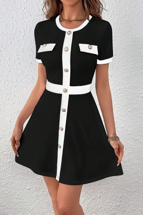 Šaty LERTADA BLACK, Farba: čierna, IVET.EU - Štýlové oblečenie