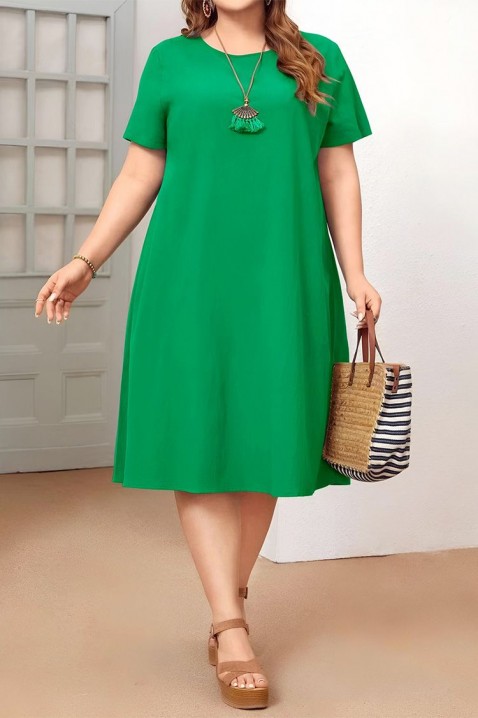 Šaty FRAHEVA GREEN, Farba: zelená, IVET.EU - Štýlové oblečenie