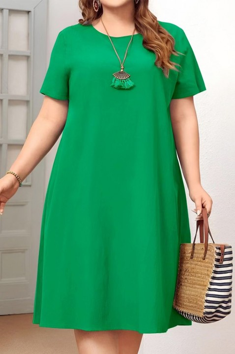 Φόρεμα FRAHEVA GREEN, Χρώμα: πράσινο, IVET.EU - Εκπτώσεις έως -80%