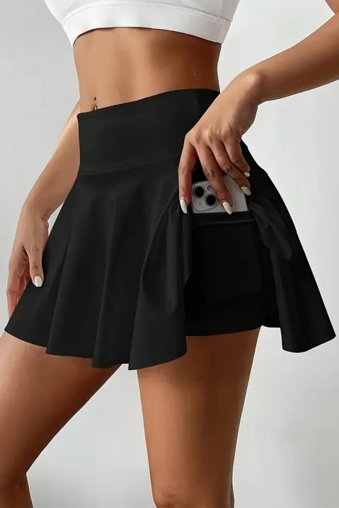Kalhotová sukně GEROLSA BLACK, Barva: černá, IVET.EU - Stylové oblečení