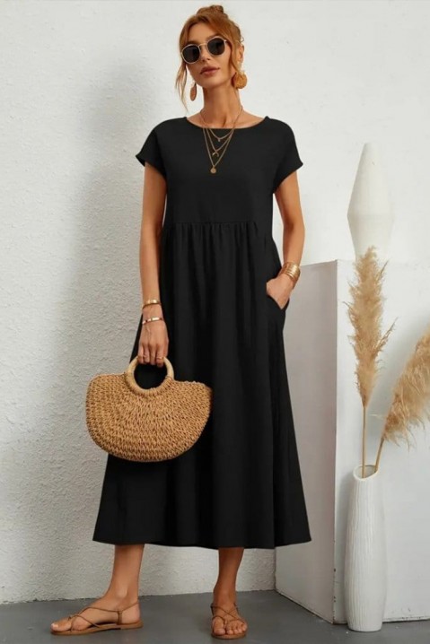 Šaty BOTEGRA BLACK, Barva: černá, IVET.EU - Stylové oblečení