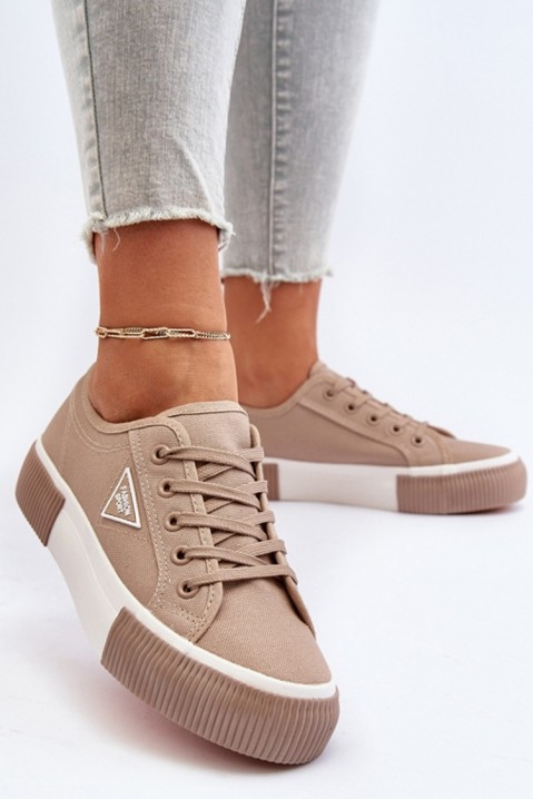 Dámske tenisky SEFOLINA BEIGE, Farba: béžová, IVET.EU - Štýlové oblečenie