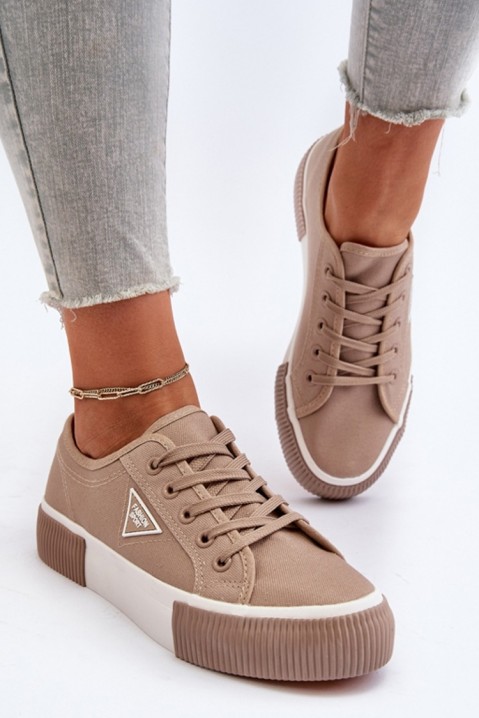 Dámske tenisky SEFOLINA BEIGE, Farba: béžová, IVET.EU - Štýlové oblečenie