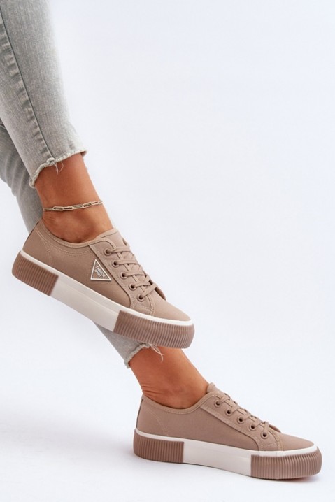 Dámske tenisky SEFOLINA BEIGE, Farba: béžová, IVET.EU - Štýlové oblečenie