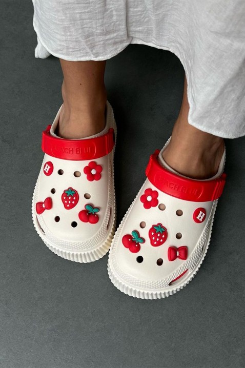 Dámské pantofle LORNATA RED, Barva: červená, IVET.EU - Stylové oblečení