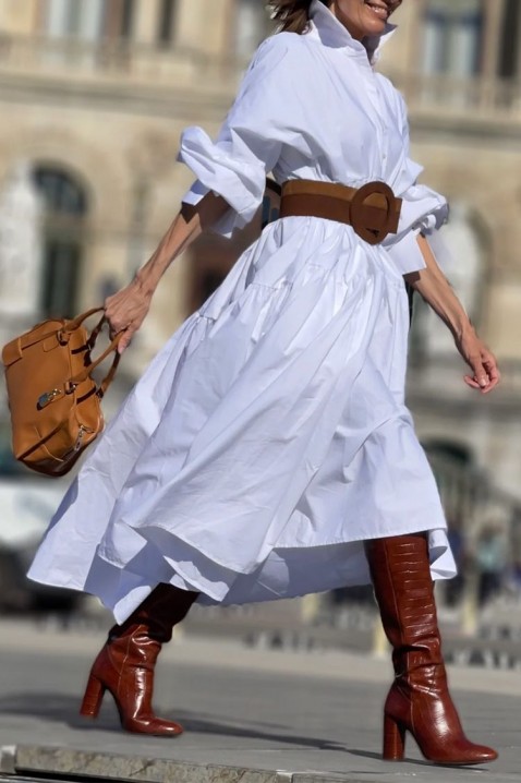 Šaty AMISANA, Barva: bílá, IVET.EU - Stylové oblečení