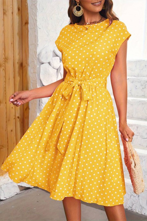 Φόρεμα TRINOLSA YELLOW, Χρώμα: κίτρινο, IVET.EU - Εκπτώσεις έως -80%