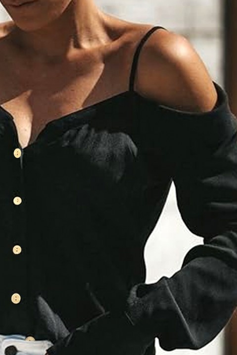 Dámská košile LOMIRDA BLACK, Barva: černá, IVET.EU - Stylové oblečení