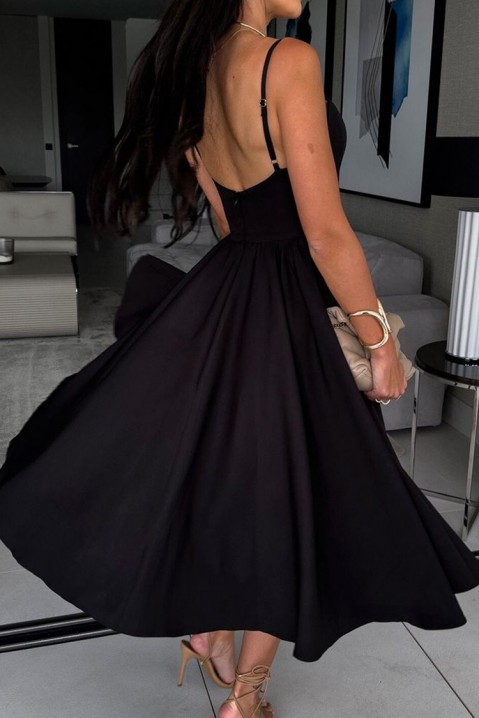 Šaty MORINTA BLACK, Farba: čierna, IVET.EU - Štýlové oblečenie