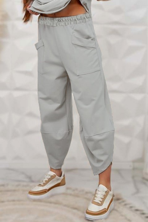 Dámské kalhoty ZOLTERA GREY, Barva: šedá, IVET.EU - Stylové oblečení